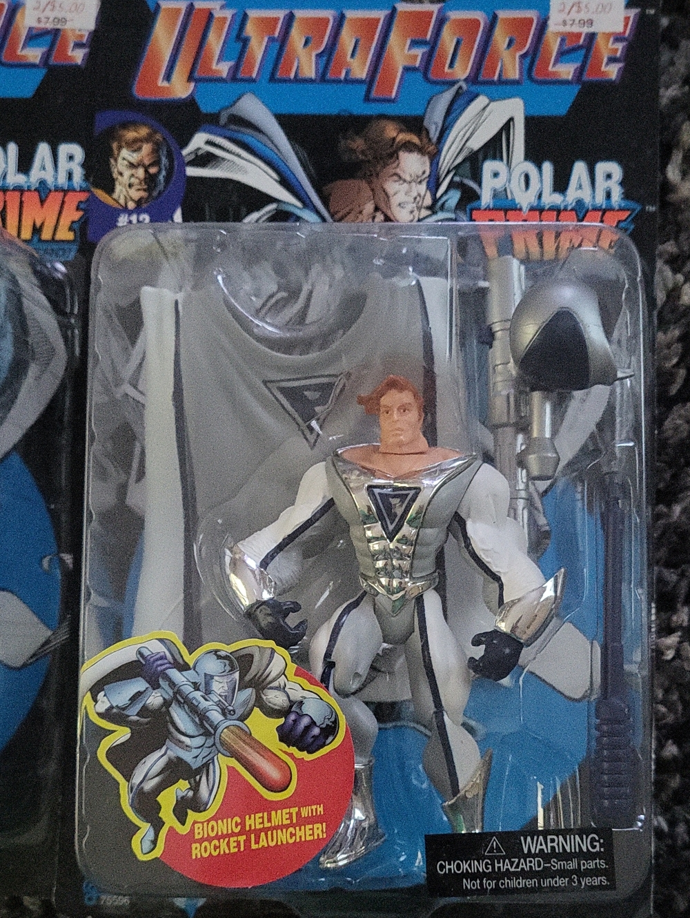 Polar Prime Action Figure - Silver & White